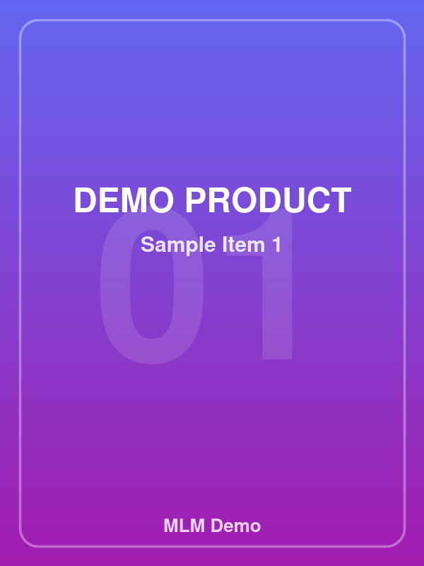 MLM Demo product 1