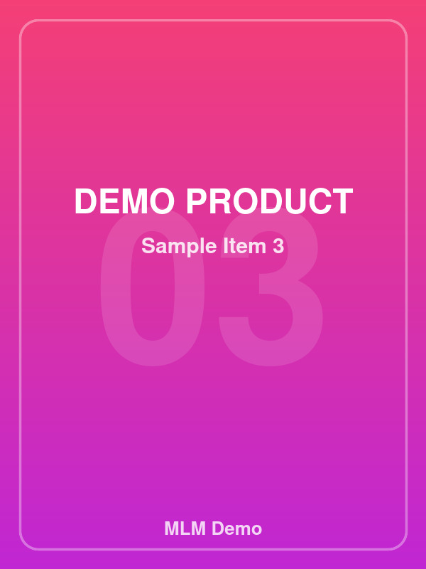 MLM Demo Soft-Touch Anion Sanitary Pad